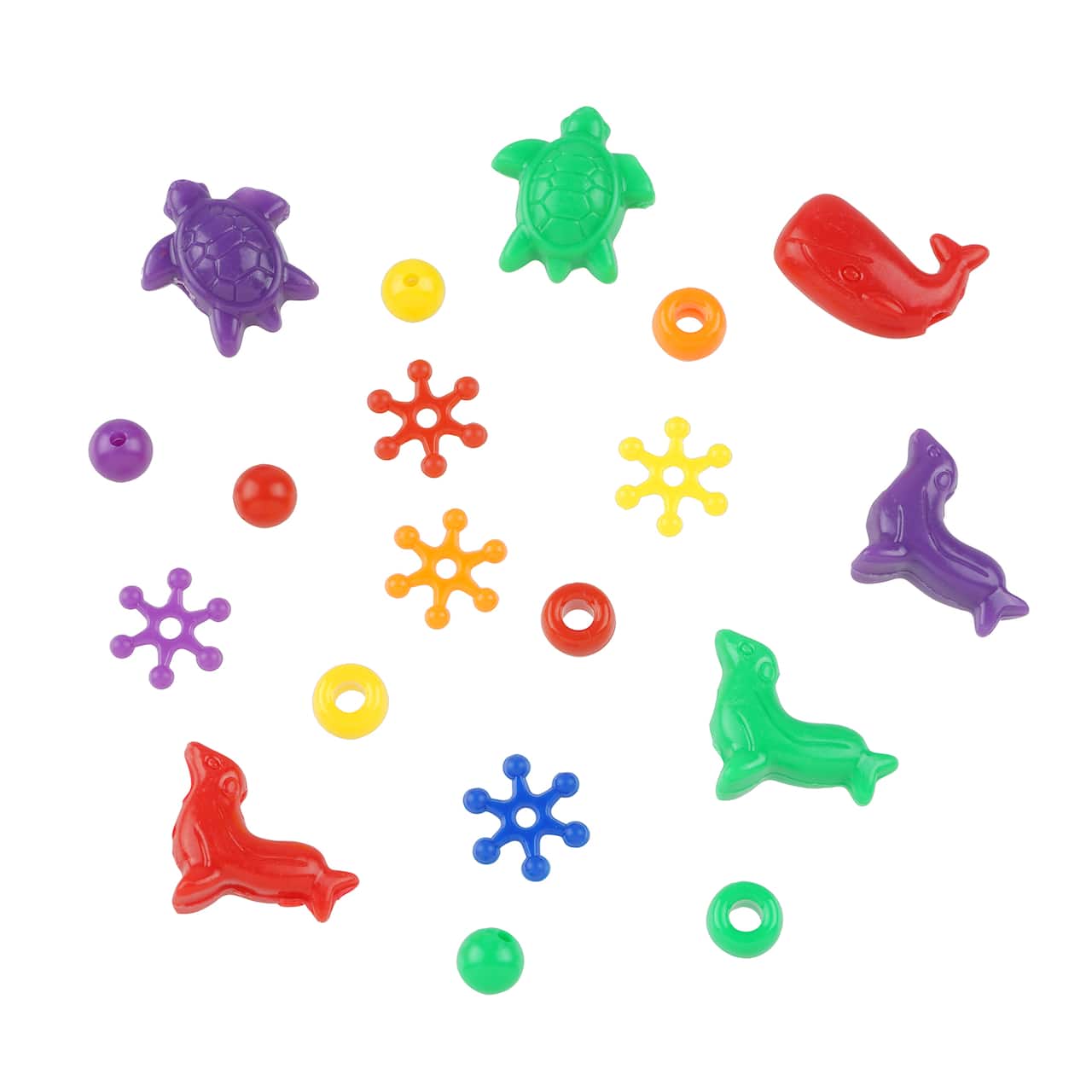 12 Packs: 380 ct. (4,560 total) Rainbow Mixed Shape Beads by Creatology™